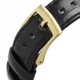 Michael Kors Parker Chronograph Black Dial Black Leather Strap Watch For Women - MK6984 Authentic Buy Shop Now