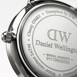 Daniel Wellington Classy Bristol White Dial Brown Leather Strap Watch For Women - DW00100070 Authentic Buy Shop Now