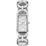 Michael Kors Empire Three Hand Silver Dial Silver Steel Strap Watch For Women - MK7407 Authentic Buy Shop Now