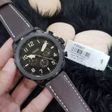 Fossil Bowman Chronograph Brown Dial Brown Leather Strap Watch for Men - FS5601 Authentic Buy Shop Now