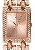 Guess Mod Heavy Metal Diamonds Rose Gold Dial Rose Gold Steel Strap Watch for Women - W0072L3 Authentic Buy Shop Now