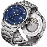 Tissot Luxury Powermatic 80 Blue Dial Silver Steel Strap Watch For Men - T086.407.11.041.00 Authentic Buy Shop Now