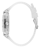 Guess Phoenix Quartz Green Dial Transparent Silicone Strap Watch For Men - GW0499G8 Authentic Buy Shop Now