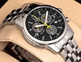 Tissot T Sport PRC200 Chronograph Black Dial Silver Steel Strap Watch for Men - T17.1.586.52 Authentic Buy Shop Now