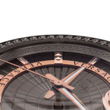 Versace Viamond Quartz Black Dial Grey Steel Strap Watch For Men - VEPO00520 Authentic Buy Shop Now