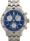Tissot T Sport PRS 200 Chronograph Blue Dial Silver Steel Strap Watch For Men - T067.417.11.041.00 Authentic Buy Shop Now