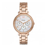 Fossil Jacqueline Multi Function Mother of Pearl Dial Rose Gold Steel Strap Watch for Women - ES3757 Authentic Buy Shop Now