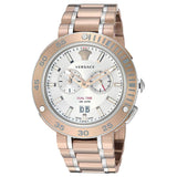 Versace V Extreme Chronograph White Dial Rose Gold Stainless Steel Watch for Women - VCN050017 Authentic Buy Shop Now