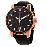 Tissot Supersport Chrono Black Dial Black Leather Strap Watch for Men - T125.617.36.051.00 Authentic Buy Shop Now