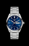 Tag Heuer Carrera Day Date Blue Dial Silver Steel Strap Watch for Women - WBN2012.BA0640 Authentic Buy Shop Now