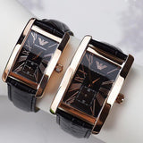 Emporio Armani Classic Black Dial Black Leather Strap Watch For Men - AR0168 Authentic Buy Shop Now