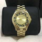 Marc Jacobs Henry Gold Dial Gold Steel Strap Watch for Women - MBM3292 Authentic Buy Shop Now