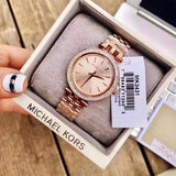 Michael Kors Darci Rose Gold Dial Rose Gold Steel Strap Watch for Women - MK3431 Authentic Buy Shop Now