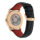 Emporio Armani Meccanico Silver Dial Blue Leather Strap Watch For Men - AR60009 Authentic Buy Shop Now