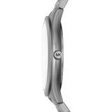Michael Kors Slim Runway Quartz Grey Dial Grey Steel Strap Watch For Women - MK4506 Authentic Buy Shop Now