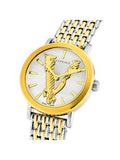 Versace Virtus Quartz White Dial Two Tone Steel Strap Watch for Women - VEHC00719 Authentic Buy Shop Now