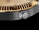 Tudor Style Automatic Gold Dial Two Tone Steel Strap Watch for Men - M12713-0001 Authentic Buy Shop Now