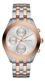 Marc Jacobs Peeker Chronograph Silver Two Tone Steel Strap Watch for Women - MBM3369 Authentic Buy Shop Now