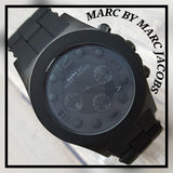 Marc Jacobs Pelly Black Dial Black Silicone Strap Watch for Women - MBM2567 Authentic Buy Shop Now