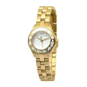 Marc Jacobs Amy White Dial Gold Steel Strap Watch for Women - MBM3051 Authentic Buy Shop Now