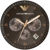 Emporio Armani Sport Chronograph Brown Dial Brown Stainless Steel Watch For Men - AR5890 Authentic Buy Shop Now