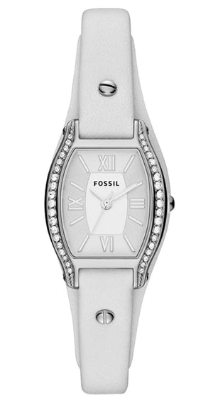 Fossil Molly White Dial White Leather Strap Watch for Women - ES3288 Authentic Buy Shop Now