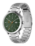 Lacoste Replay Green Dial Silver Steel Strap Watch for Men - 2011178 Authentic Buy Shop Now