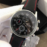 Hugo Boss Navigator Black Dial Black Leather Strap Watch for Men - 1513535 Authentic Buy Shop Now
