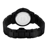 Daniel Wellington Iconic Link Ceramic Black Dial Black Steel Strap Watch For Women - DW00100414 Authentic Buy Shop Now