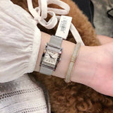 Guess Nouveau Diamonds Silver Dial Silver Mesh Bracelet Watch for Women - W0127L1 Authentic Buy Shop Now