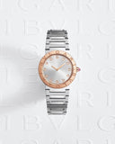 Bvlgari Bvlgari Bvlgari Lady Diamonds Silver Dial Silver Steel Strap Watch for Women - BVLGARI103577 Authentic Buy Shop Now