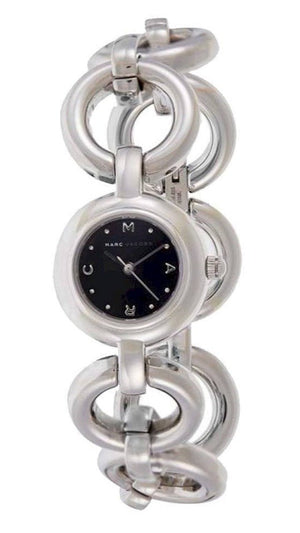 Marc Jacobs Amy Black Dial Silver Steel Strap Watch for Women - MBM3004 Authentic Buy Shop Now