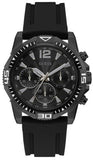 Guess Commander Black Dial Black Rubber Strap Watch for Men - GW0211G3 Authentic Buy Shop Now