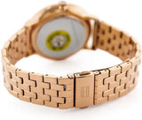 Tommy Hilfiger Jenna Quartz White Dial Rose Gold Steel Strap Watch for Women - 1782070 Authentic Buy Shop Now