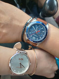 Coach Sullivan Sport Blue Dial Brown Leather Strap Watch for Men - 14606038 Authentic Buy Shop Now