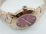 Marc Jacobs Amy Purple Dial Rose Gold Steel Strap Watch for Women - MBM8618 Authentic Buy Shop Now