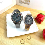 Tommy Hilfiger Eve Chronograph Quartz Grey Dial Rose Gold Steel Strap Watch For Women - 1782277 Authentic Buy Shop Now