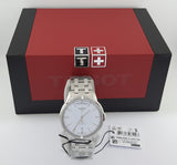 Tissot T Classic Automatic III Day Date White Dial Silver Steel Strap Watch for Men - T065.930.11.031.00 Authentic Buy Shop Now