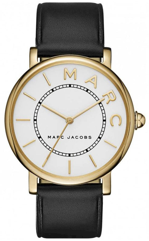 Marc Jacobs Roxy White Dial Black Leather Strap Watch for Women - MJ1532 Authentic Buy Shop Now