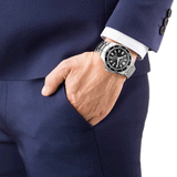 Citizen Promaster Diver Chronograph Black Dial Silver Steel Strap Watch For Men - BN0190-82E Authentic Buy Shop Now