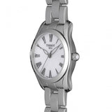 Tissot T Wave T Lady Mother of Pearl Dial Silver Steel Strap Watch For Women - T112.210.11.113.00 Authentic Buy Shop Now