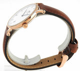 Daniel Wellington Dapper St Mawes White Dial Brown Leather Strap Watch For Women - DW00100091 Authentic Buy Shop Now
