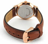 Daniel Wellington Dapper St Mawes White Dial Brown Leather Strap Watch For Women - DW00100091 Authentic Buy Shop Now