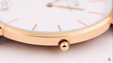 Daniel Wellington Classic Reading White Dial Black Leather Strap Watch For Women - DW00100041 Authentic Buy Shop Now