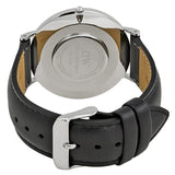 Daniel Wellington Classic Sheffield Black Dial Black Leather Strap Watch For Men - DW00100133