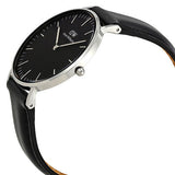 Daniel Wellington Classic Sheffield Black Dial Black Leather Strap Watch For Women - DW00100145 Authentic Buy Shop Now