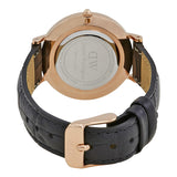 Daniel Wellington Classic Petite Reading Black Dial Black Leather Strap Watch For Women - DW00100167 Authentic Buy Shop Now