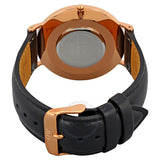 Daniel Wellington Classic Sheffield Black Dial Black Leather Strap Watch For Men - DW00100127 Authentic Buy Shop Now
