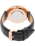 Daniel Wellington Classic Sheffield White Dial Black Leather Strap Watch For Men - DW00100007 Authentic Buy Shop Now