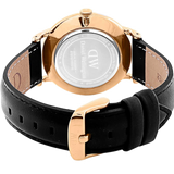 Daniel Wellington Dapper Sheffield White Dial Black Leather Strap Watch For Men - DW00100092 Authentic Buy Shop Now